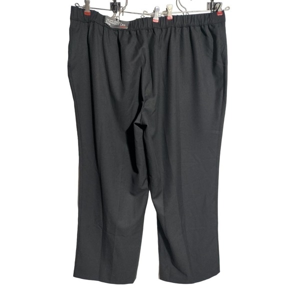 Avenue NWT black pull-on straight leg dress pants plus size 22 - Picture 1 of 5